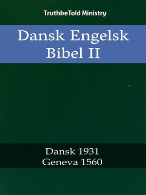 cover image of Dansk Engelsk Bibel II